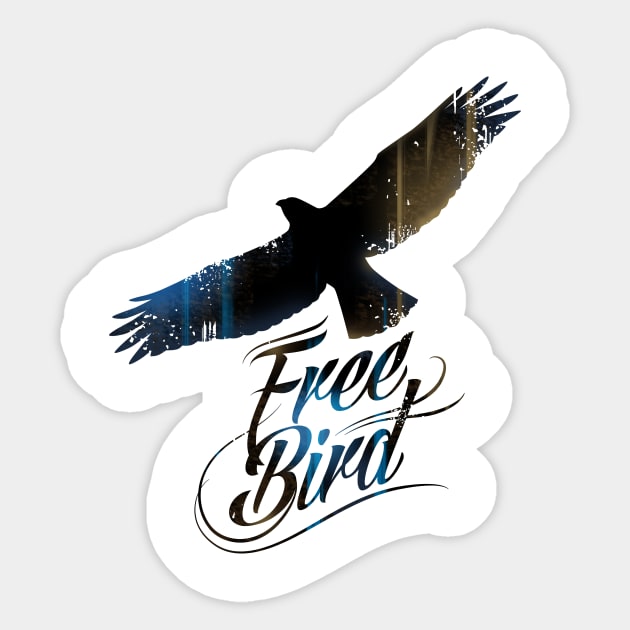 Free bird Sticker by goldengallery